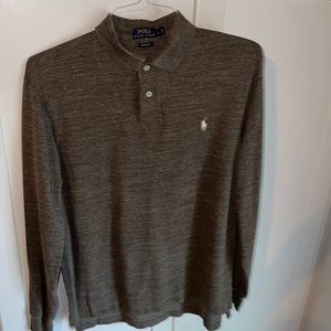 Ralph Lauren Polo L/S Custom Fit Polo Size L